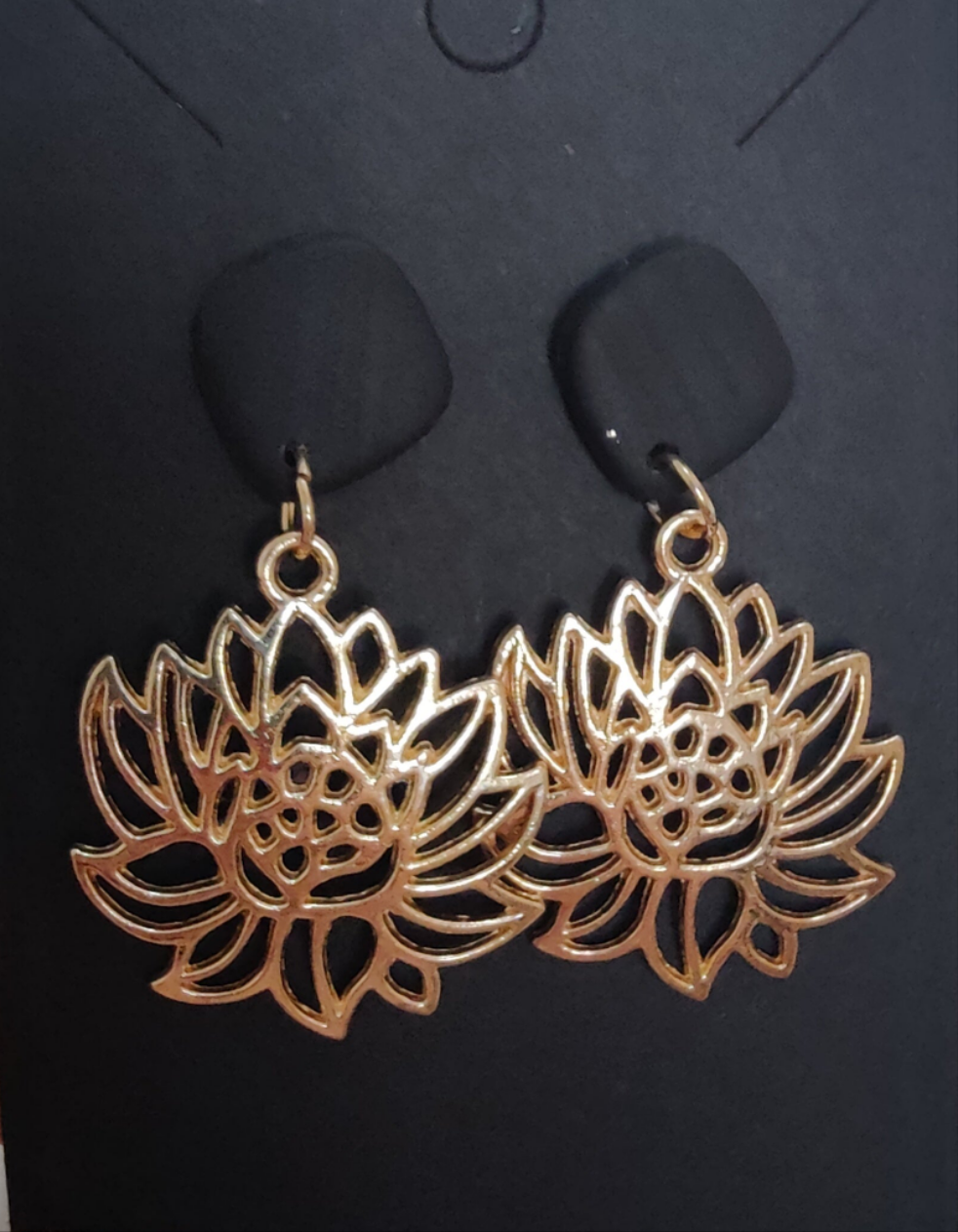 Golden Protea Earrings