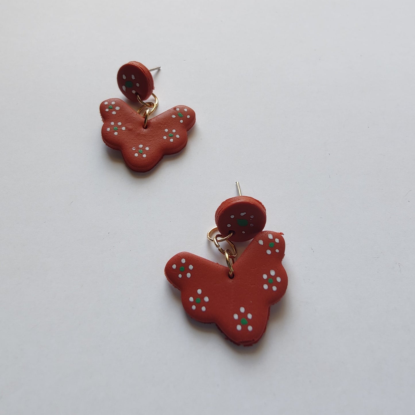 Terracotta Flutter Earrings