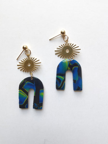 Aurora Borealis Arch Earrings