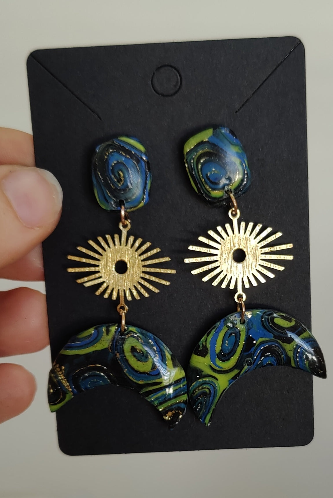 Cosmic Swirl Earrings