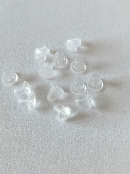 Silicone Earring Backs (10 pairs)